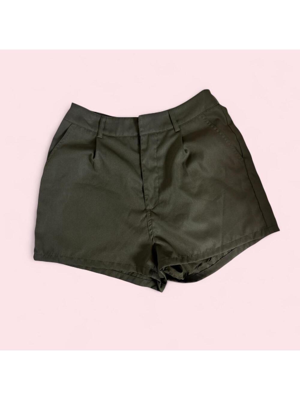 SHEIN Women's Khaki and Green Shorts